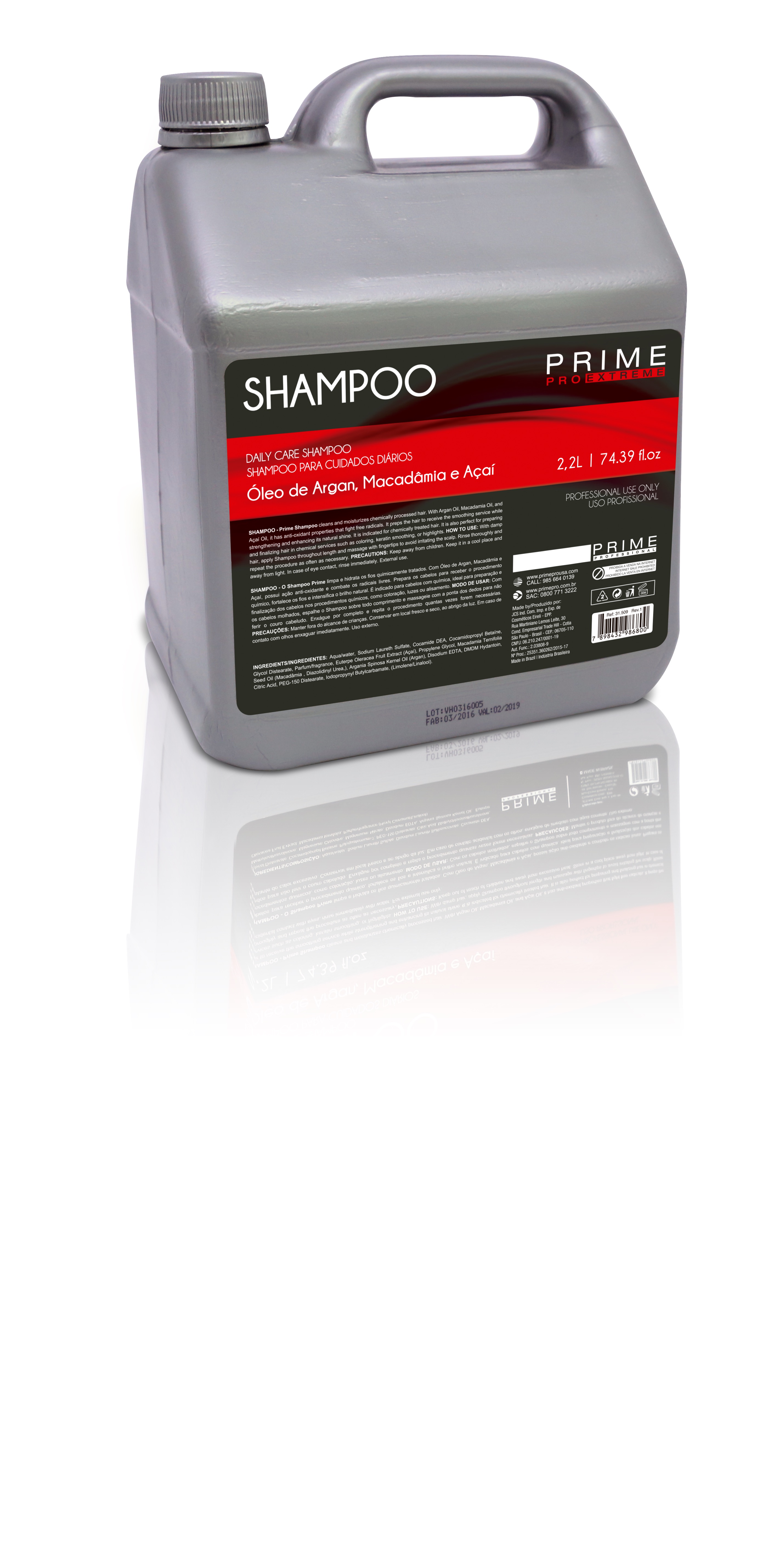 Prime - Daily Care Shampoo - 2,2lt